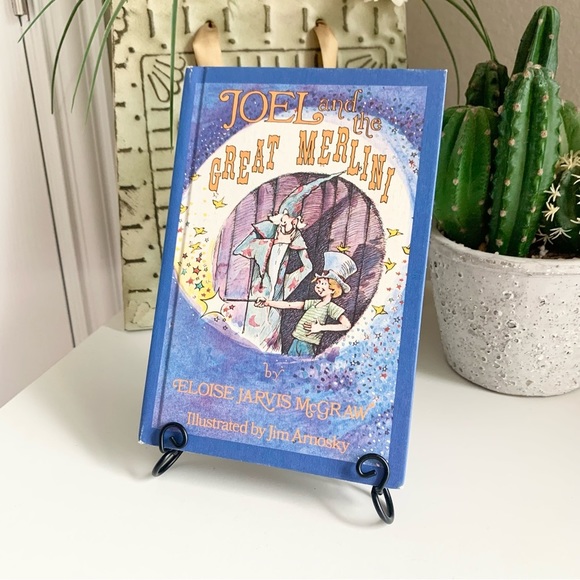 1979 Joel and the Great Merlini by Eloise Jarvis McGraw Book